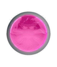 COQUETTE CHIC DESIRE PLUG ANAL DE METAL TALLA L CRISTAL PINK 4 X 9CM