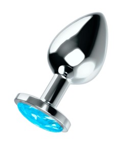 OHMAMA PLUG ANAL CON CRISTAL AZUL M