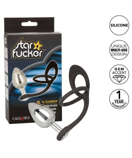 CALIFORNIA EXOTICS STAR FUCKER XL TEARDROP PLUG