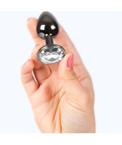 SECRET PLAY - GUNMETAL BUTT PLUG TALLA S 7 CM