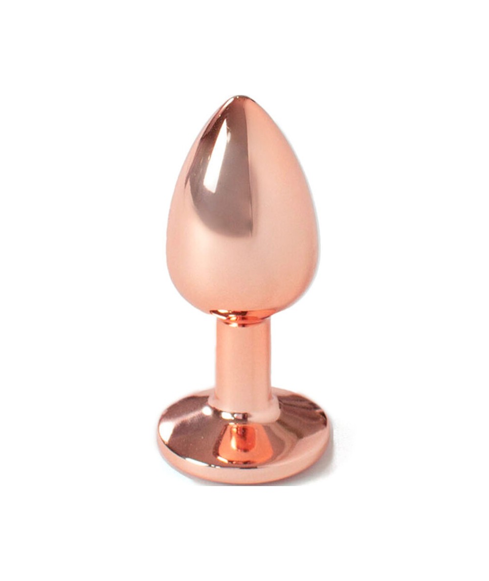 SECRET PLAY - METAL BUTT PLUG ORO ROSA TALLA S 7 CM