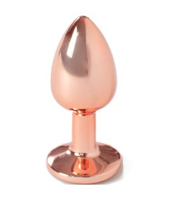 SECRET PLAY - METAL BUTT PLUG ORO ROSA TALLA S 7 CM