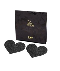 BIJOUX PEZONERAS FLASH CORAZÓN NEGRO