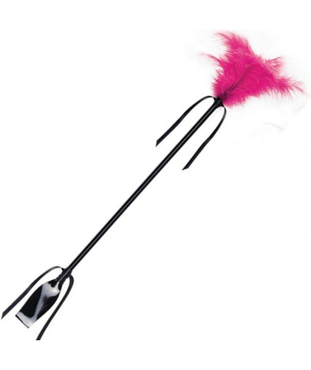 SECRETPLAY FUSTA&PLUMA NEGRO Y FUCSIA