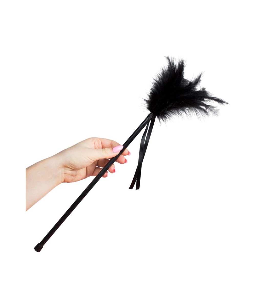 SECRETPLAY PLUMERO PLUMAS NEGRO 40CM