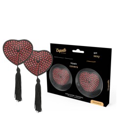 COQUETTE CHIC DESIRE CUBRE PEZONES ROJO / NEGRO