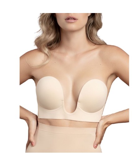 BYE BRA SUJETADOR SIN ASAS EN U NATURAL TALLA C