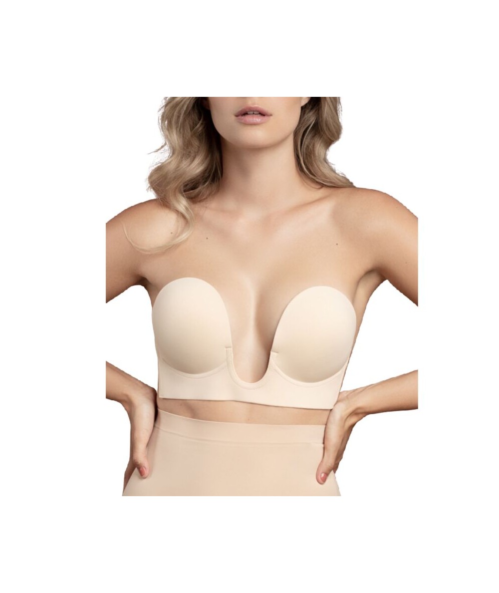 BYE BRA SUJETADOR SIN ASAS EN U NATURAL TALLA C