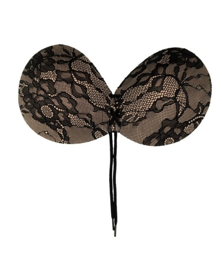 BYE BRA SUJETADOR ADHESIVO CON ENTRELAZADO Y BORDADOS TALLA B