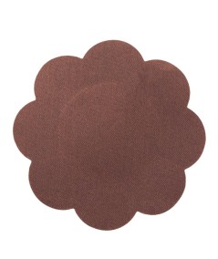 BYE BRA PEZONERAS FLOR PACK 3 UNIDADES MARRON OSCURO XL