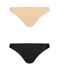 BYE BRA PACK 2 BRASILEÑAS NEGRAS Y BEIGE S