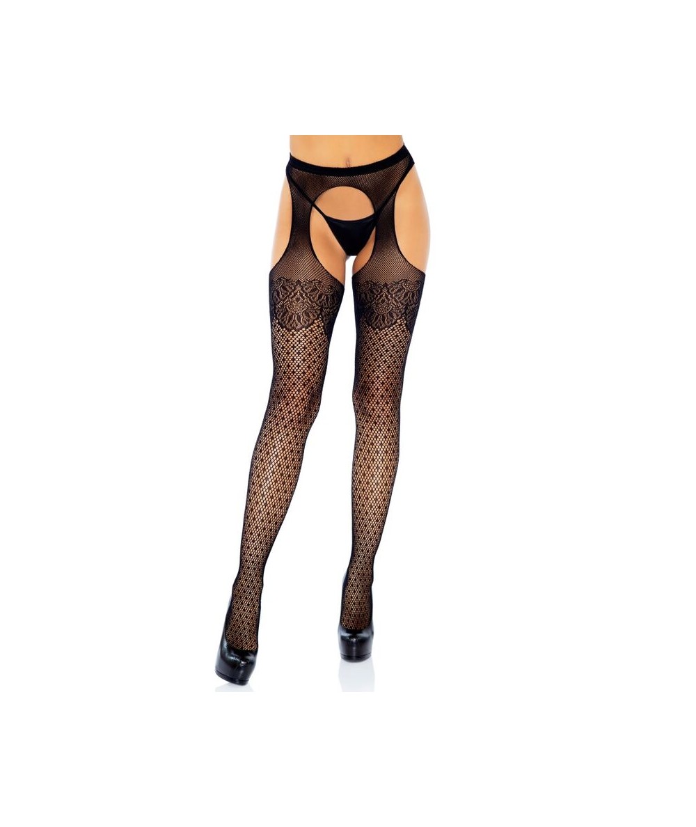 LEG AVENUE MEDIAS CUERPO DE RED Y PUNTITOS TALLA UNICA