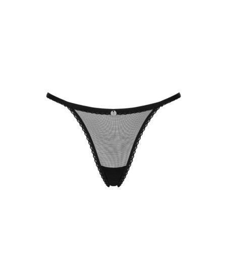 OBSESSIVE - CELIA NOIR TANGA M/L