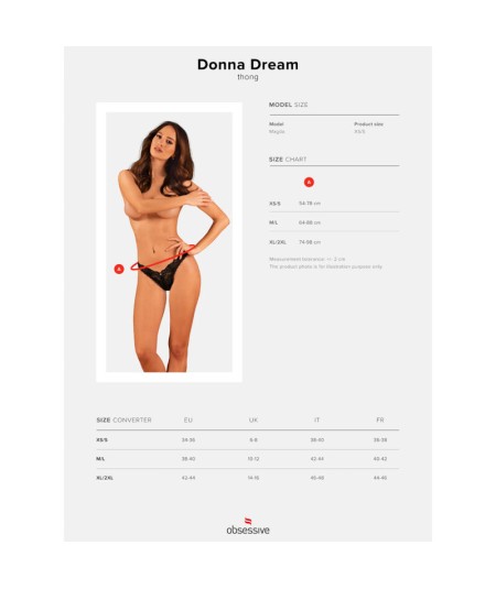 OBSESSIVE - DONNA DREAM TANGA XS/S