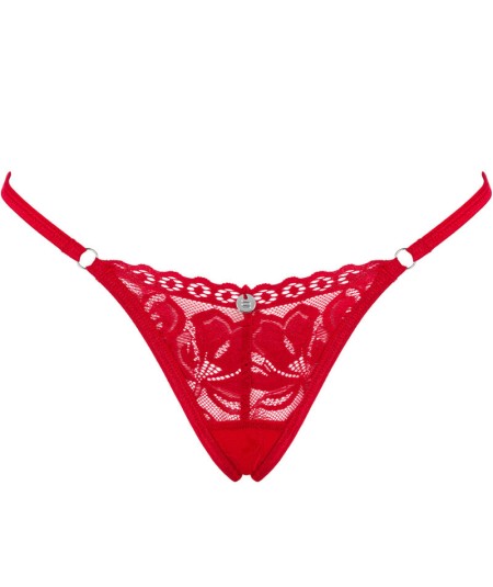 OBSESSIVE - LACELOVE TANGA ROJO M/L