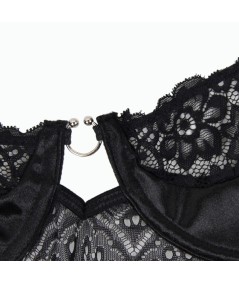 SUBBLIME CORSET NEGRO CON CINTURON S/M