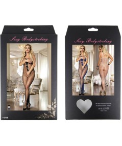 QUEEN LINGERIE BODYSTOCKING CON LAZOS EN ESCOTE S-L