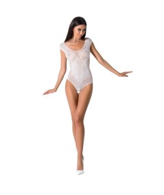 PASSION WOMAN BS064 BODYSTOCKING BLANCO TALLA UNICA