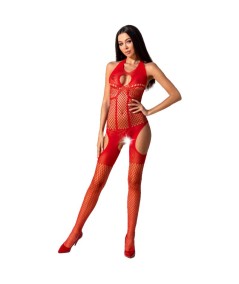 PASSION WOMAN BS079 BODYSTOCKING - ROJO TALLA UNICA