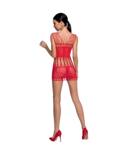 PASSION WOMAN BS090 BODYSTOCKING ROJO TALLA UNICA