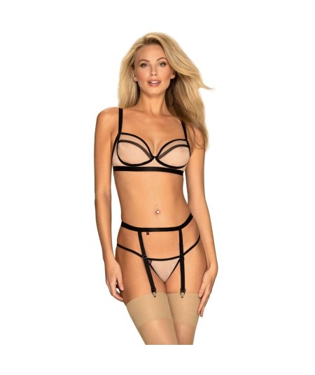 OBSESSIVE - NUDELIA SET TRES PIEZAS L/XL