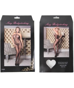 QUEEN LINGERIE BODYSTOCKING CUELLO HALTER S-L