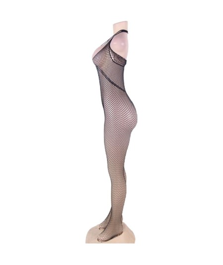 QUEEN LINGERING BODYSTOCKING CUELLO HALTER Y ESPALDA ABIERTA S-L