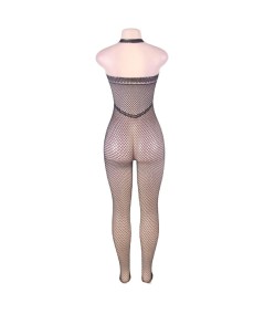 QUEEN LINGERING BODYSTOCKING CUELLO HALTER Y ESPALDA ABIERTA S-L