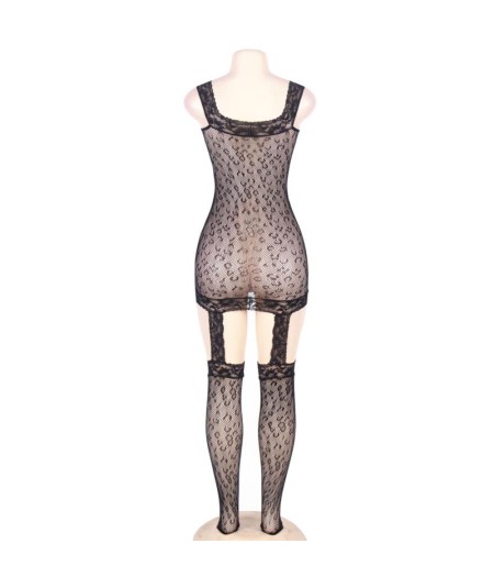 QUEEN LINGERIE BODYSTOCKING ESTILO LEOPARDO S-L