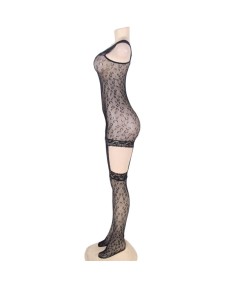 QUEEN LINGERIE BODYSTOCKING ESTILO LEOPARDO S-L