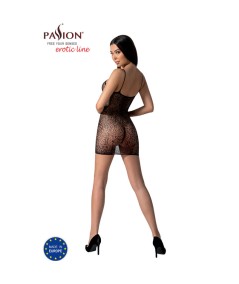 PASSION - BS096 BODYSTOCKING NEGRO TALLA UNICA