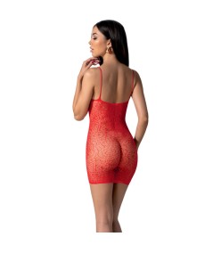 PASSION - BS096 BODYSTOCKING ROJO TALLA UNICA