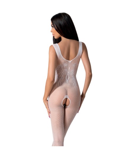 PASSION - BS098 BODYSTOCKING BLANCO TALLA UNICA