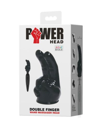 POWER HEAD - CABEZAL INTERCAMBIABLE PARA MASAJEADOR DISEÑO MANO