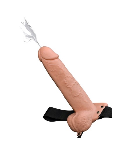 FETISH FANTASY 9  ARNÉS CON PENE REALISTICO EYACULADOR  22,9CM