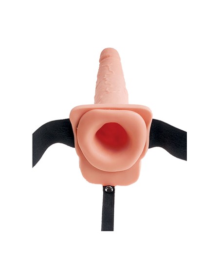 FETISH FANTASY 9  ARNÉS CON PENE REALISTICO EYACULADOR  22,9CM