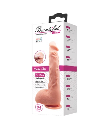 DILDO REALISTICO JASON NATURAL 24 CM