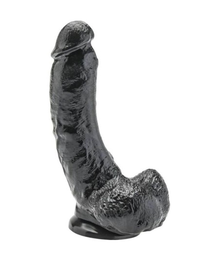 GET REAL - DILDO 20,5 CM CON TESTICULOS NEGRO