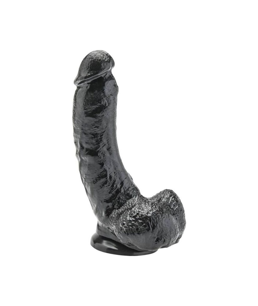 GET REAL - DILDO 20,5 CM CON TESTICULOS NEGRO