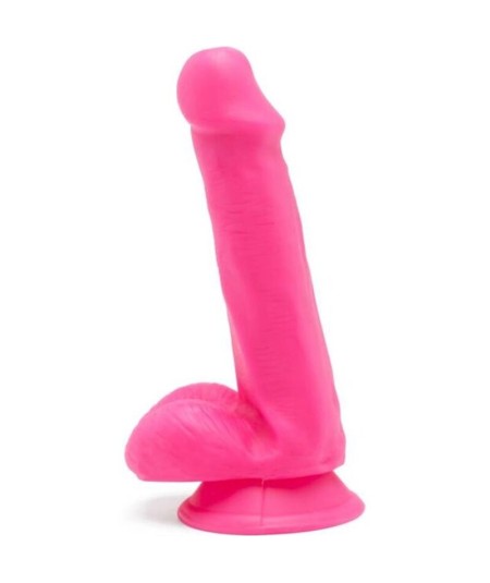 GET REAL - HAPPY DICKS DILDO 12 CM CON TESTICULOS ROSA