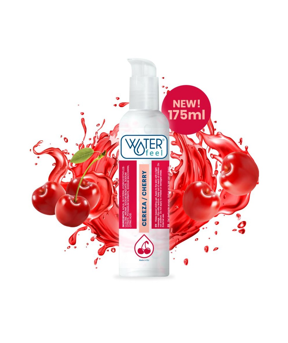 WATERFEEL LUBRICANTE CEREZA 175 ML - ES EN IT NL FR DE