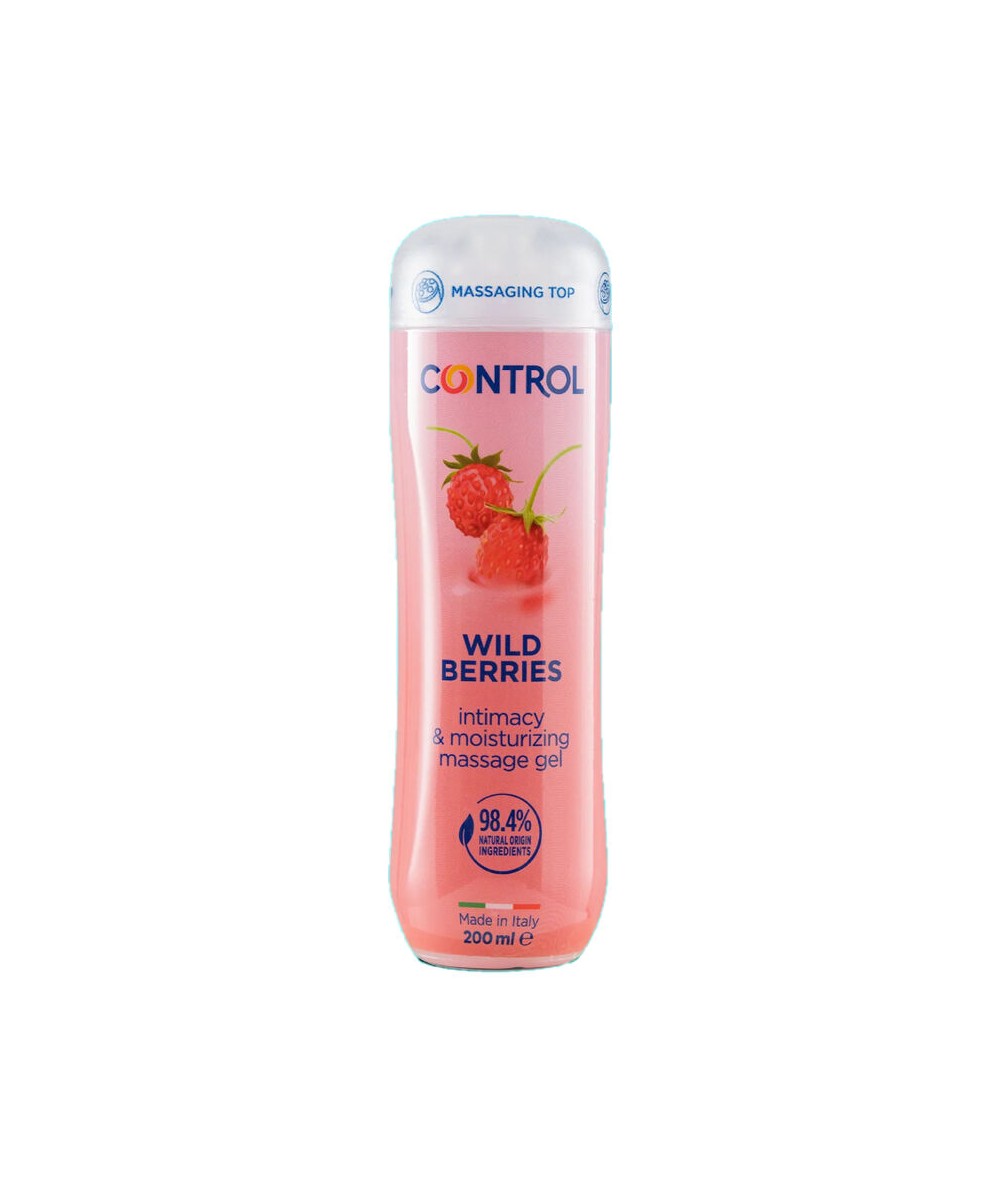 CONTROL GEL DE MASAJE 3 EN 1 WILD BERRIES 200 ML