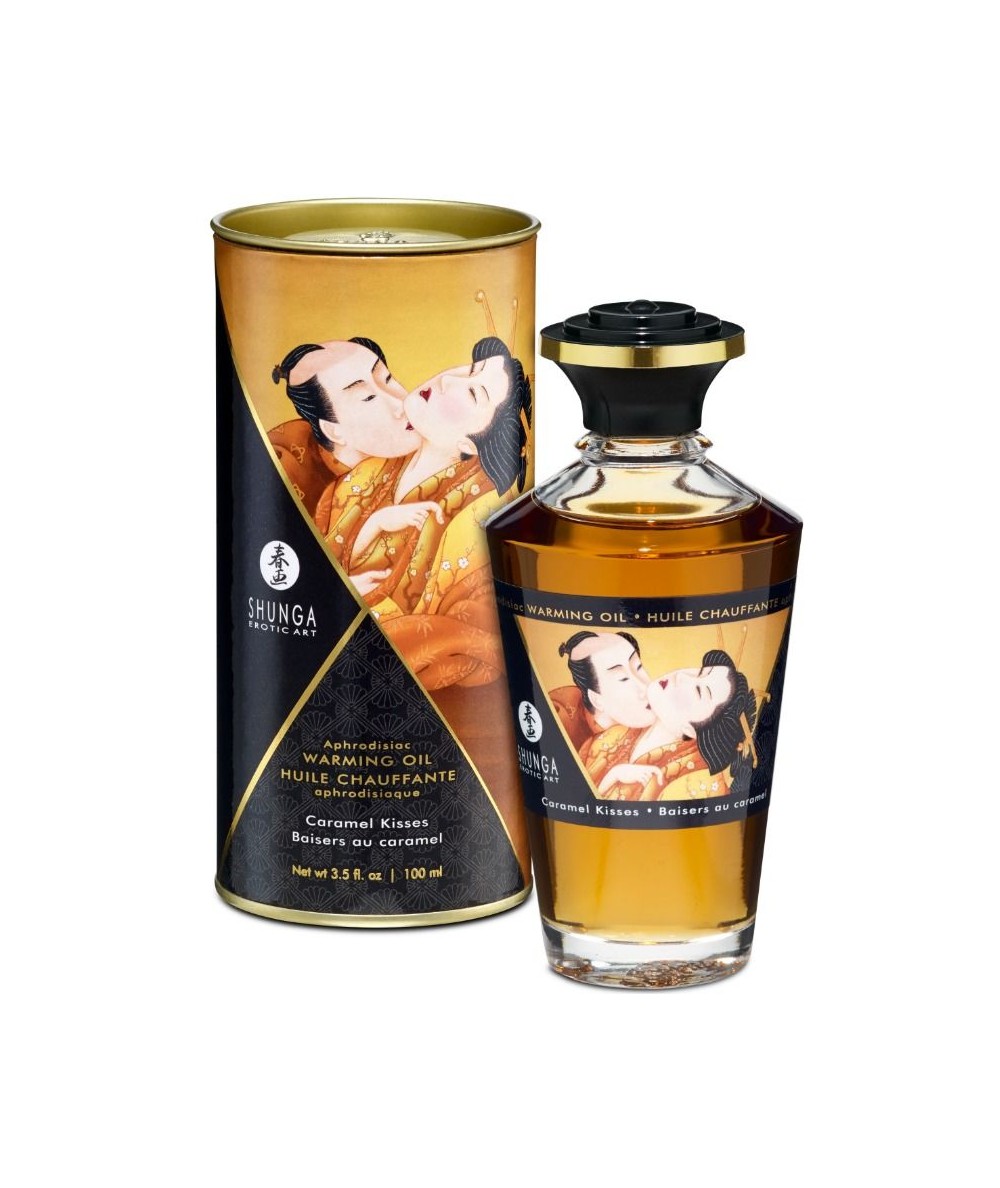 SHUNGA ACEITE MASAJE EFECTO CALOR SABOR CARAMELO 100 ML