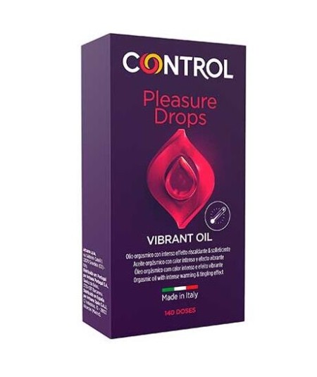 CONTROL PLEASURE DROPS ACEITE VIBRADOR