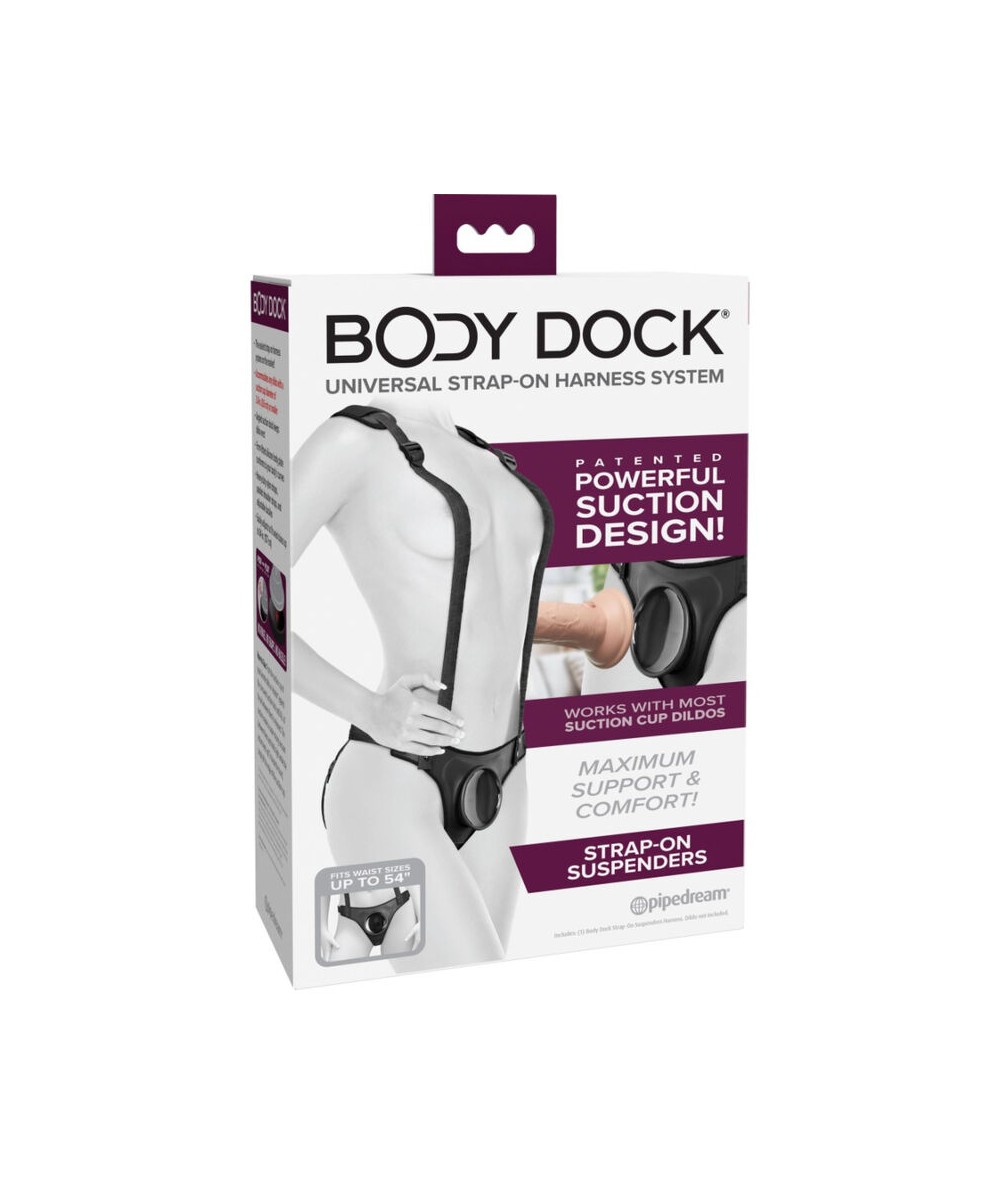 PIPEDREAM - BODY DOCK STRAP-ON SUSPENDERS