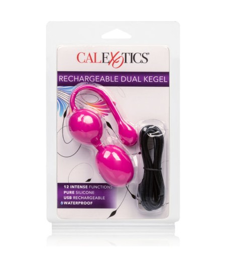 CALEX BOLAS DUAL KEGEL RECARGABLES ROSA