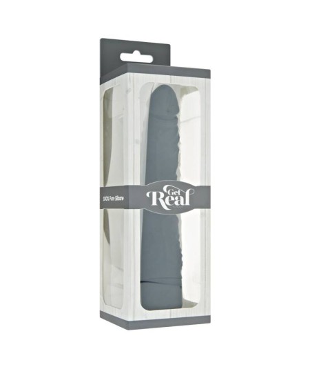 GET REAL - CLASSIC SLIM VIBRADOR NEGRO