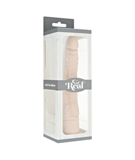 GET REAL - CLASSIC SLIM VIBRADOR NATURAL