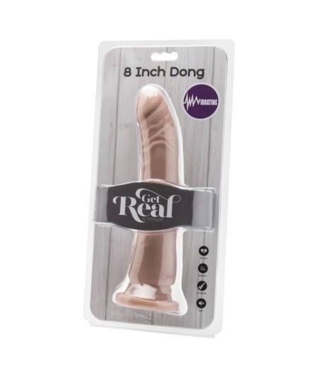 GET REAL - DONG 20,5 CM VIBRATING NATURAL