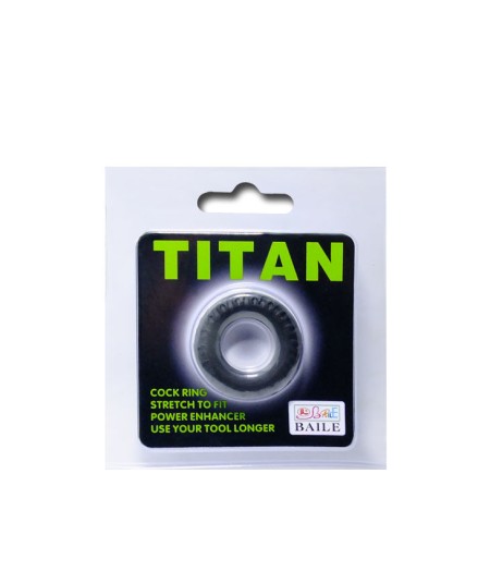 BAILE TITAN COCKRING BLACK GREEN 2CM